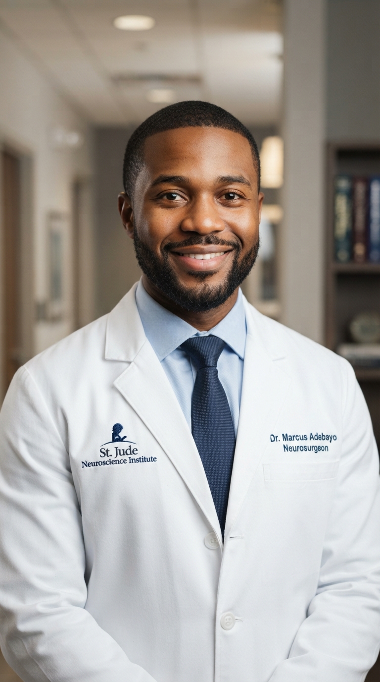 Portrait of Dr. Marcus Stephens, neurosurgeon
